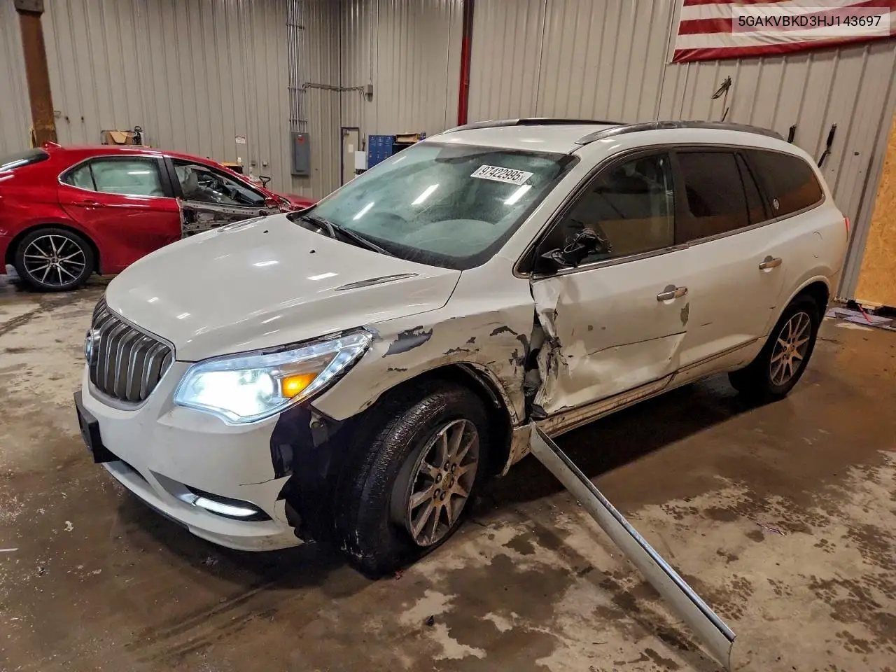 5GAKVBKD3HJ143697 2017 Buick Enclave