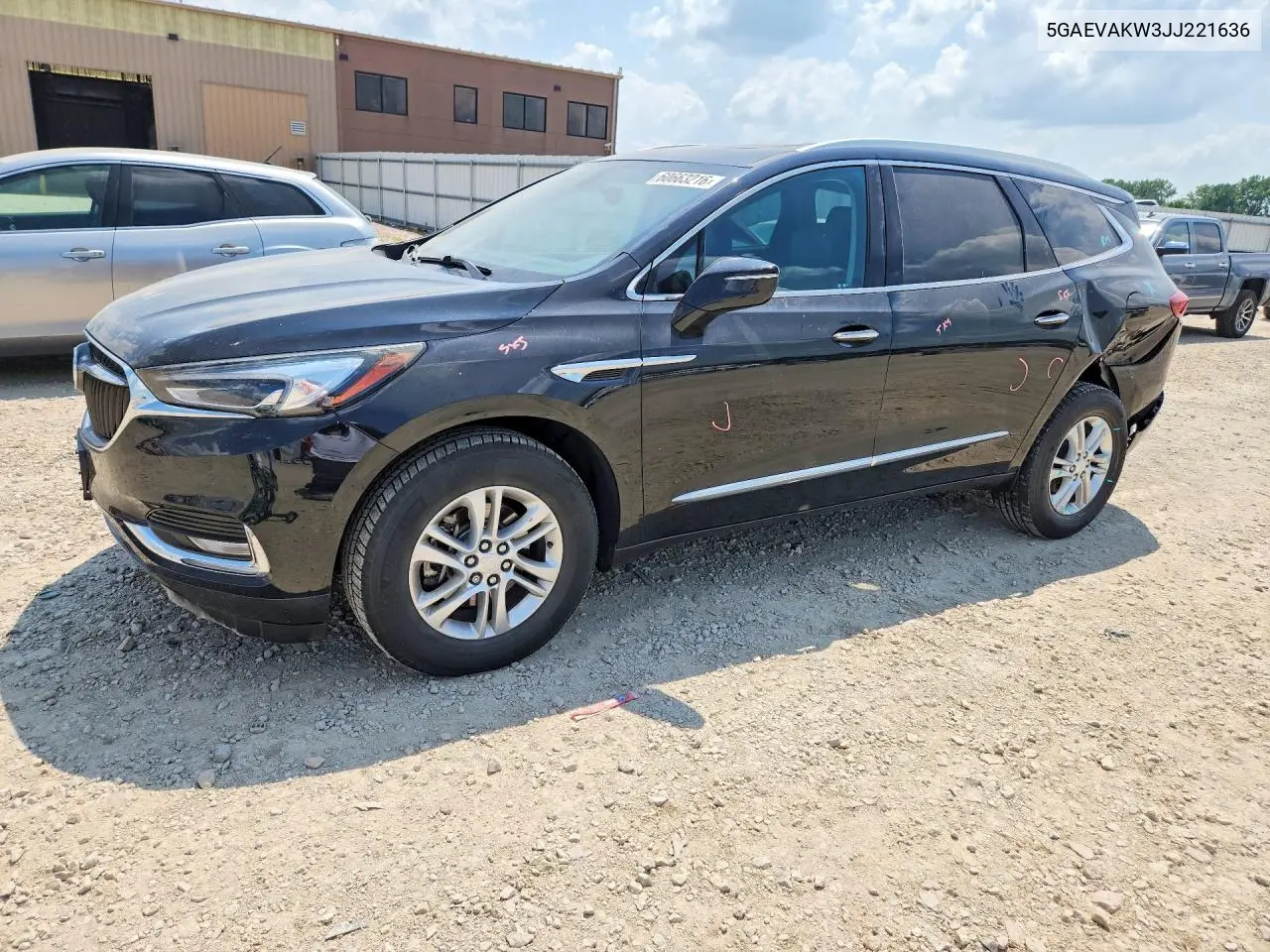 2018 Buick Enclave Essence VIN: 5GAEVAKW3JJ221636 Lot: 60663216