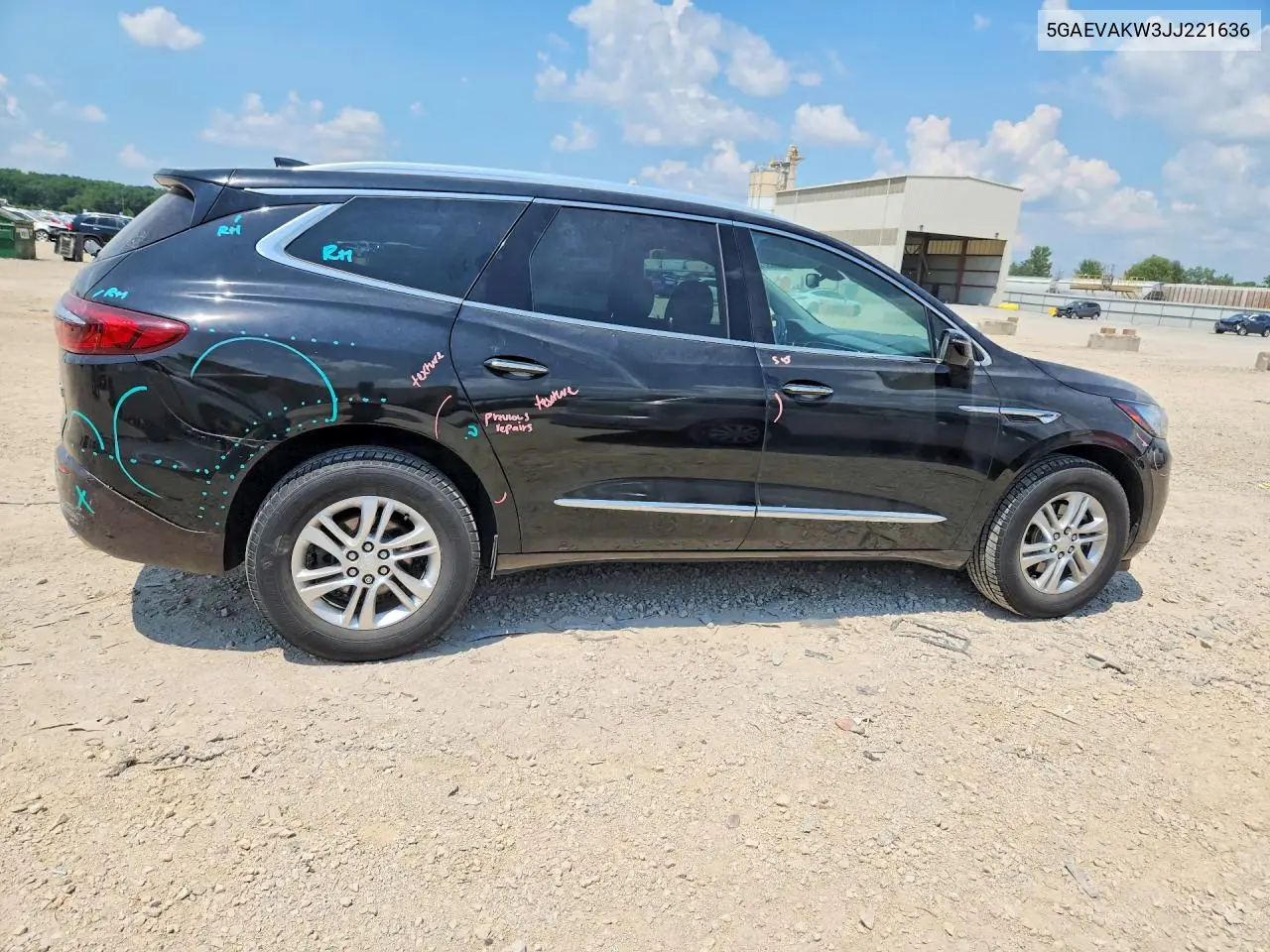 2018 Buick Enclave Essence VIN: 5GAEVAKW3JJ221636 Lot: 60663216