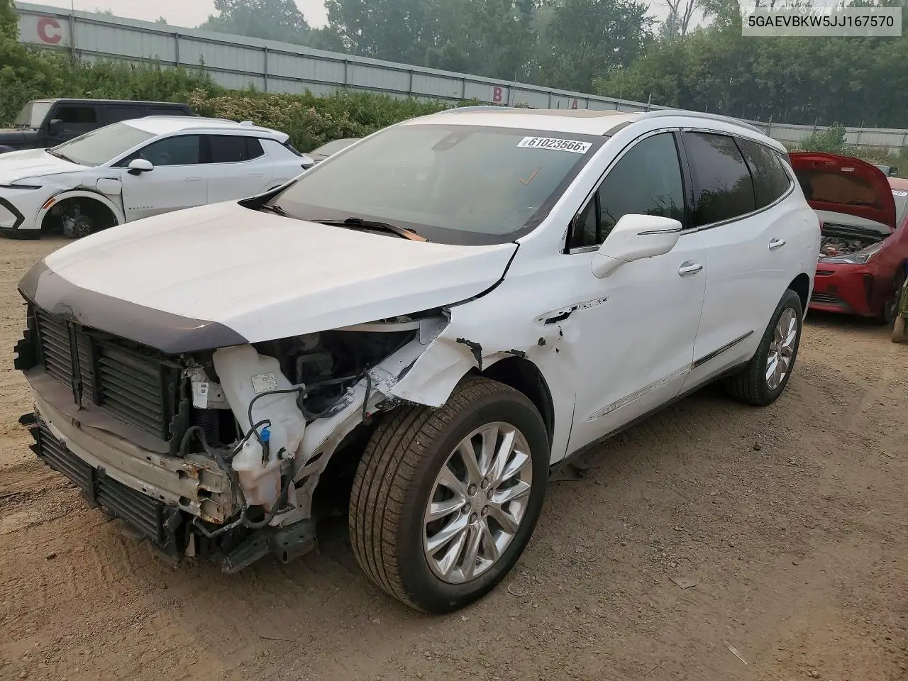 2018 Buick Enclave Premium VIN: 5GAEVBKW5JJ167570 Lot: 61023566