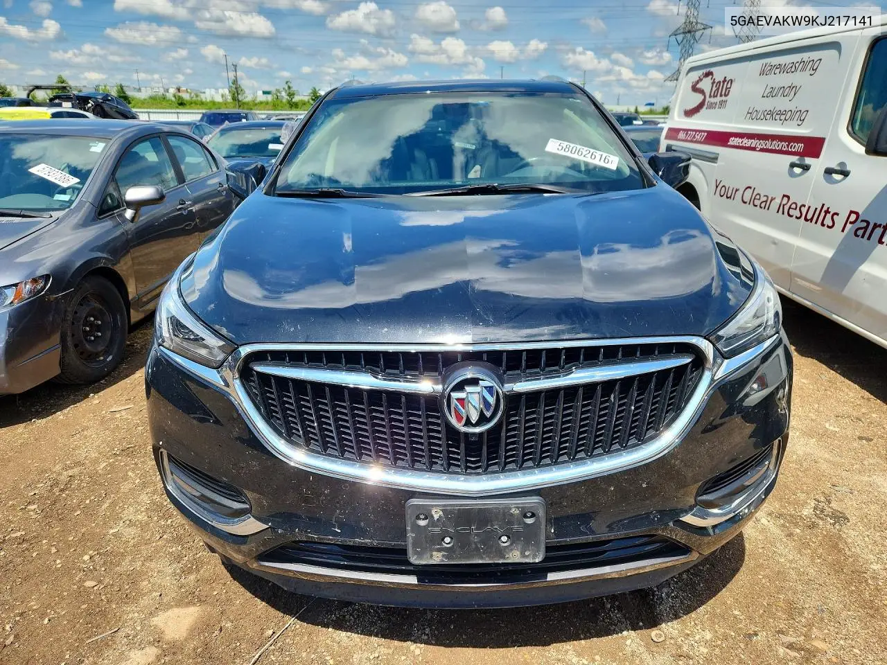 2019 Buick Enclave Essence VIN: 5GAEVAKW9KJ217141 Lot: 58062616
