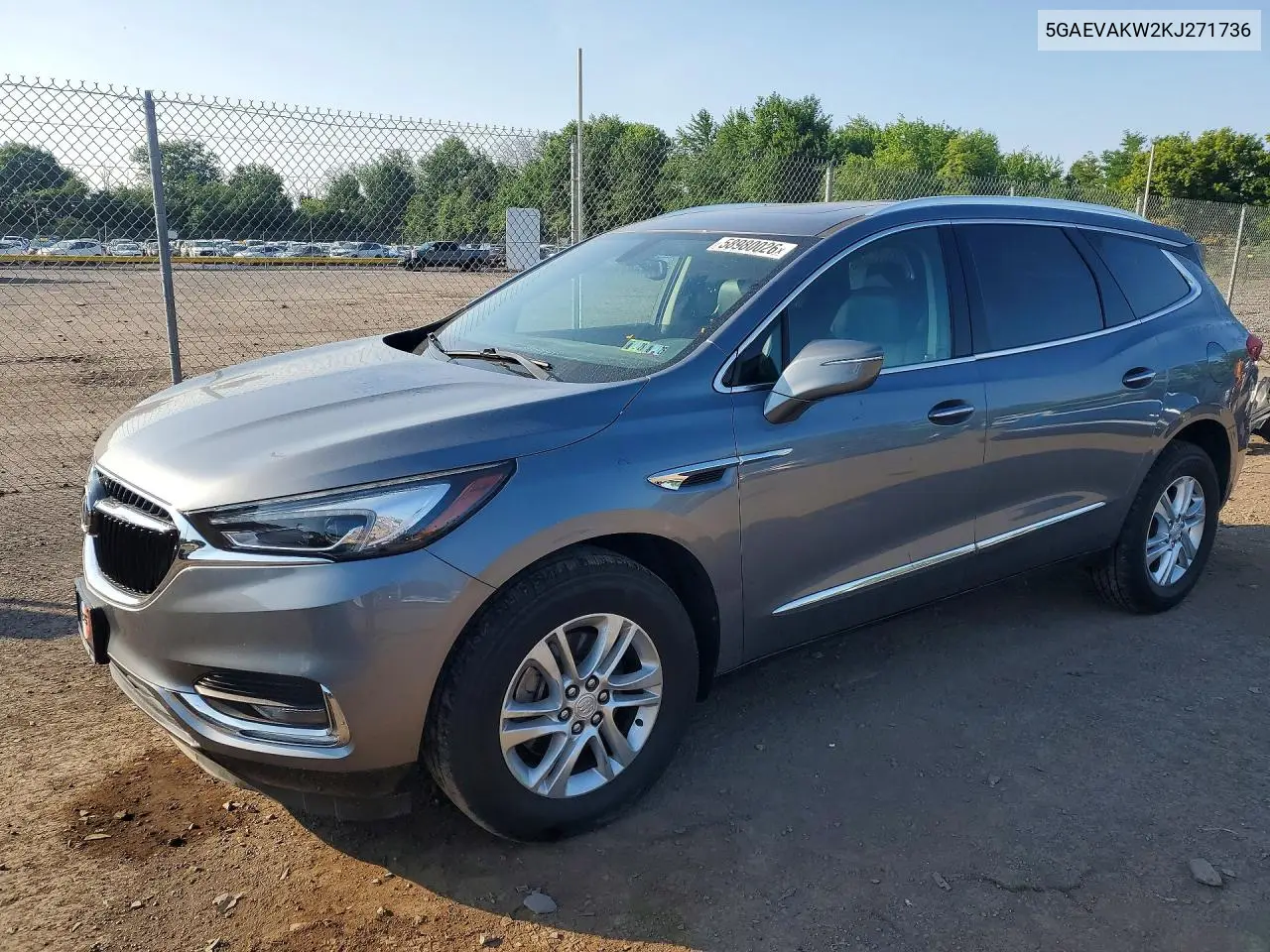 2019 Buick Enclave Essence VIN: 5GAEVAKW2KJ271736 Lot: 58980026