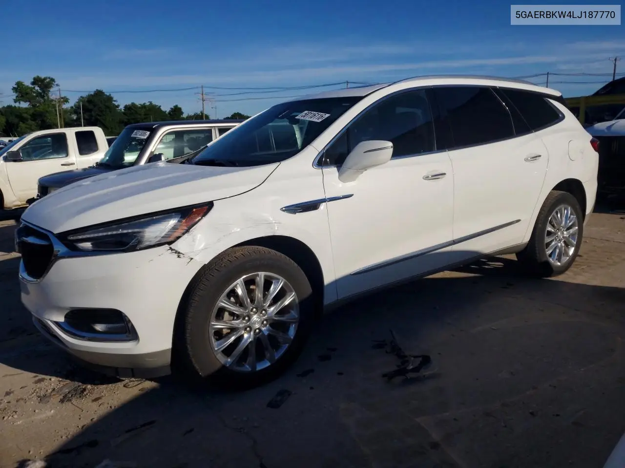 2020 Buick Enclave Essence VIN: 5GAERBKW4LJ187770 Lot: 58116116