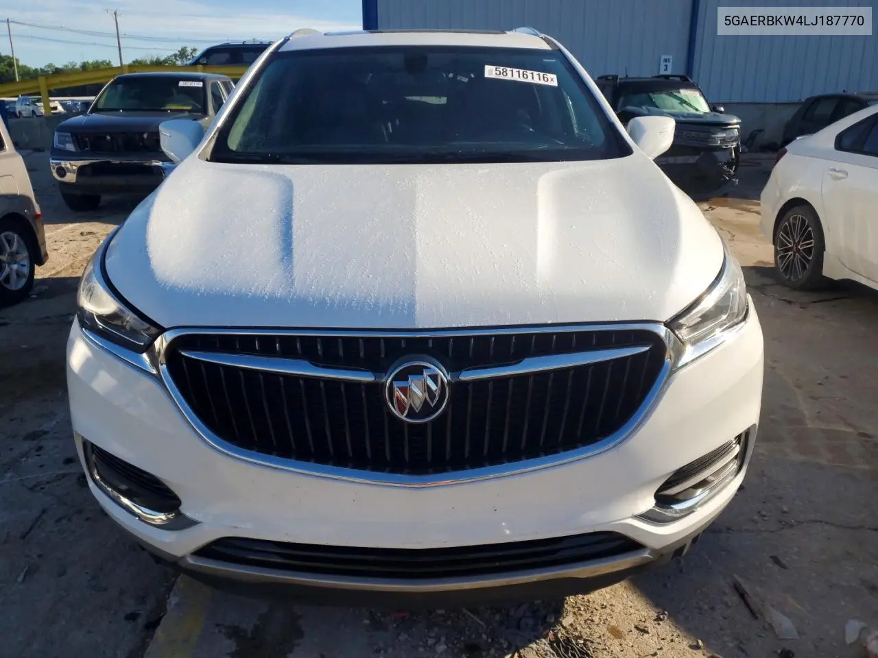 2020 Buick Enclave Essence VIN: 5GAERBKW4LJ187770 Lot: 58116116