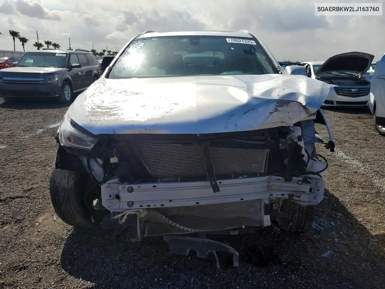 2020 Buick Enclave Essence VIN: 5GAERBKW2LJ163760 Lot: 78027225