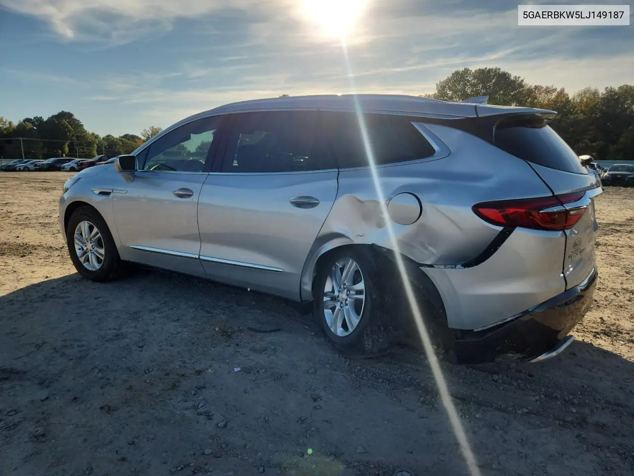 5GAERBKW5LJ149187 2020 Buick Enclave Essence