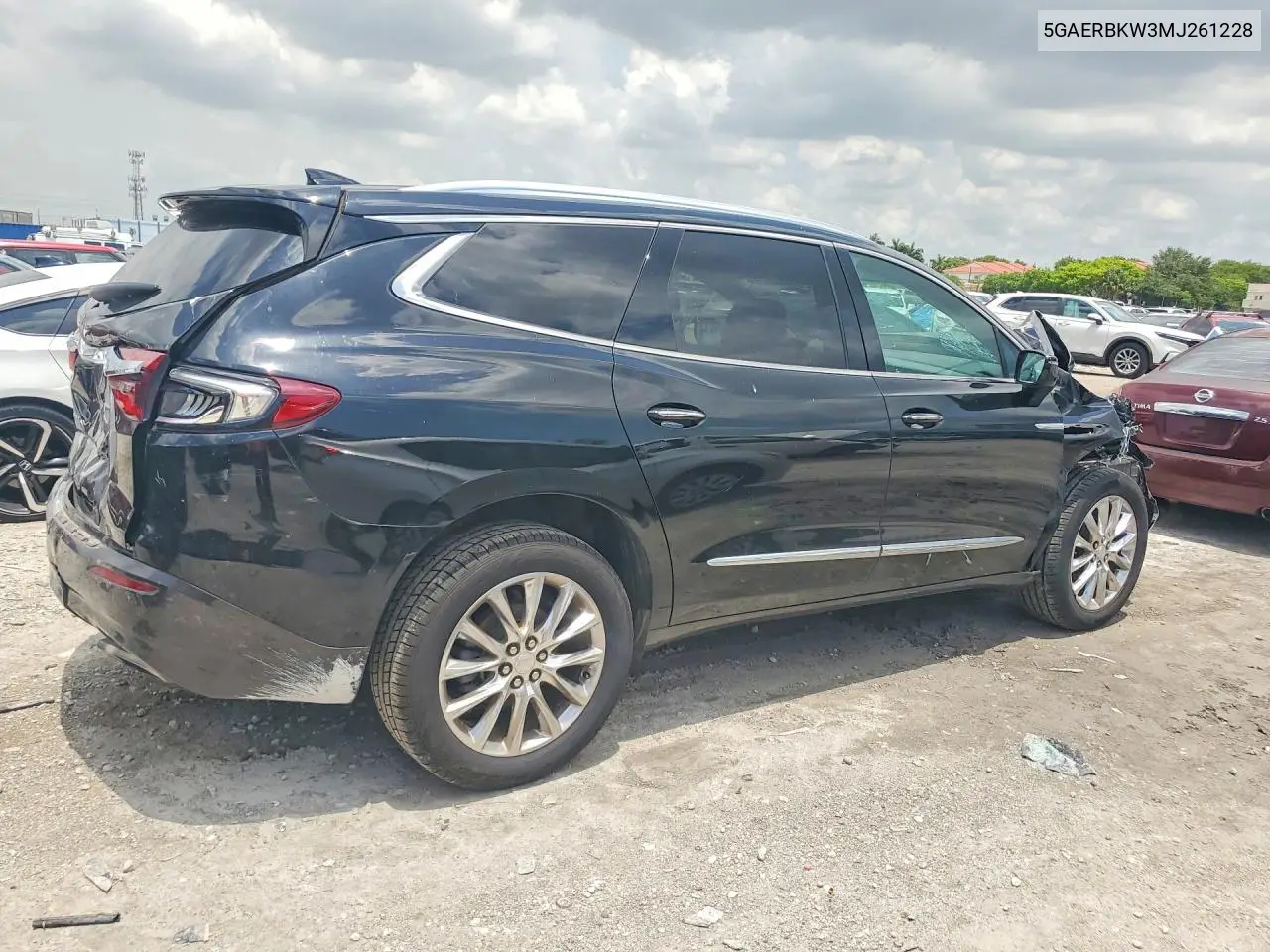 2021 Buick Enclave Essence VIN: 5GAERBKW3MJ261228 Lot: 55440626