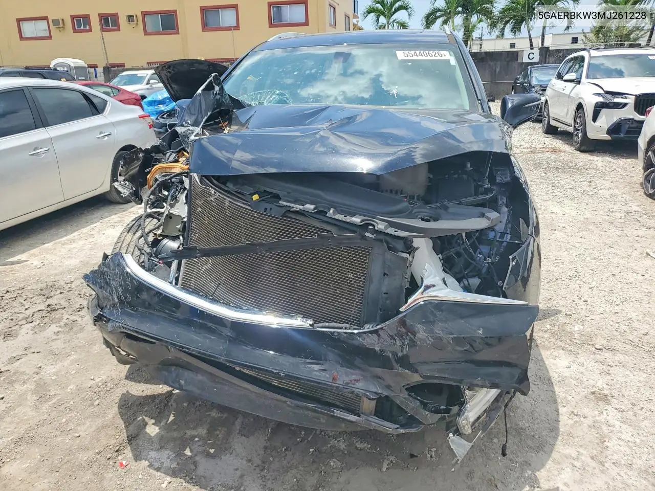 2021 Buick Enclave Essence VIN: 5GAERBKW3MJ261228 Lot: 55440626