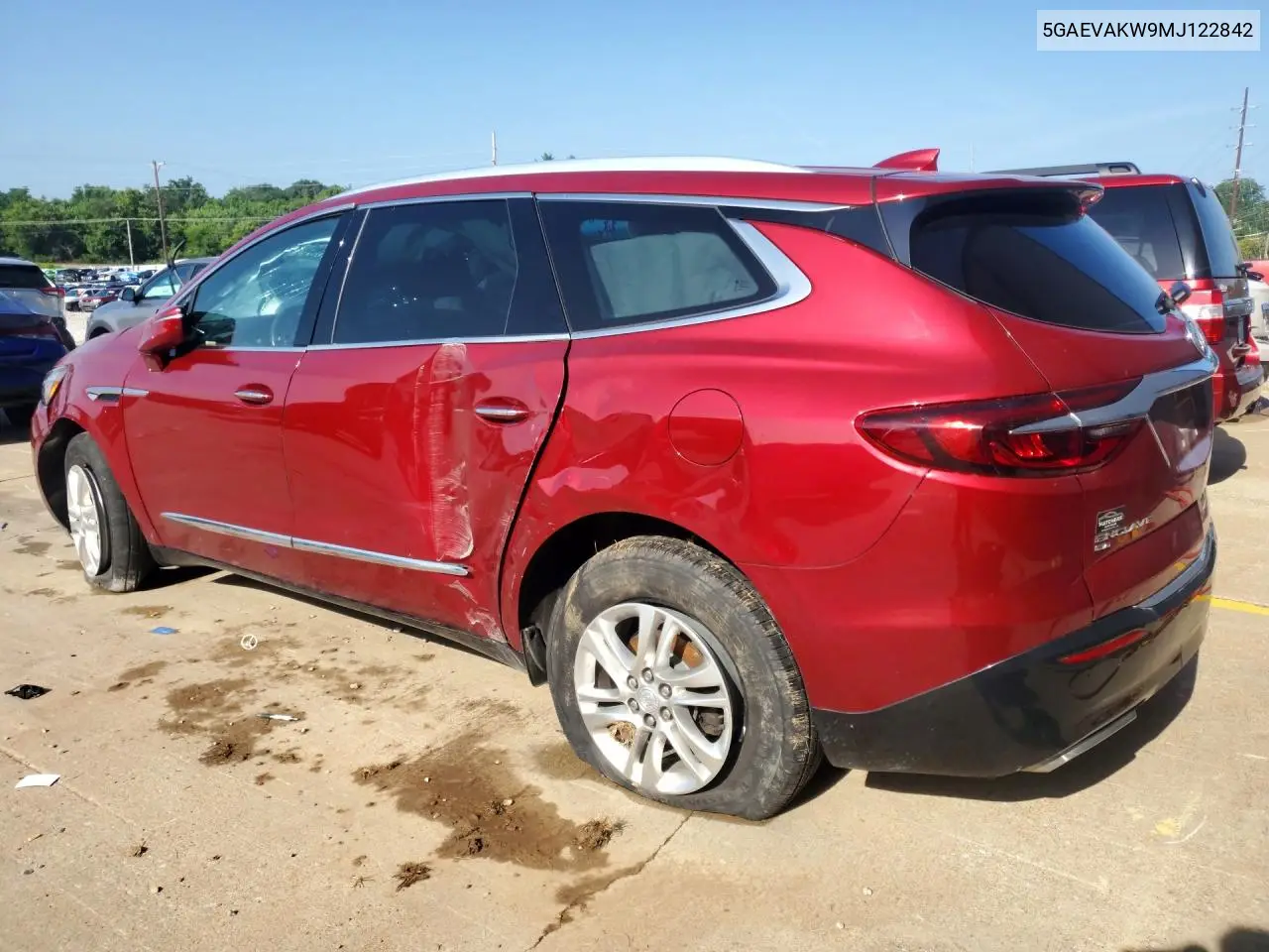 2021 Buick Enclave Essence VIN: 5GAEVAKW9MJ122842 Lot: 58489876