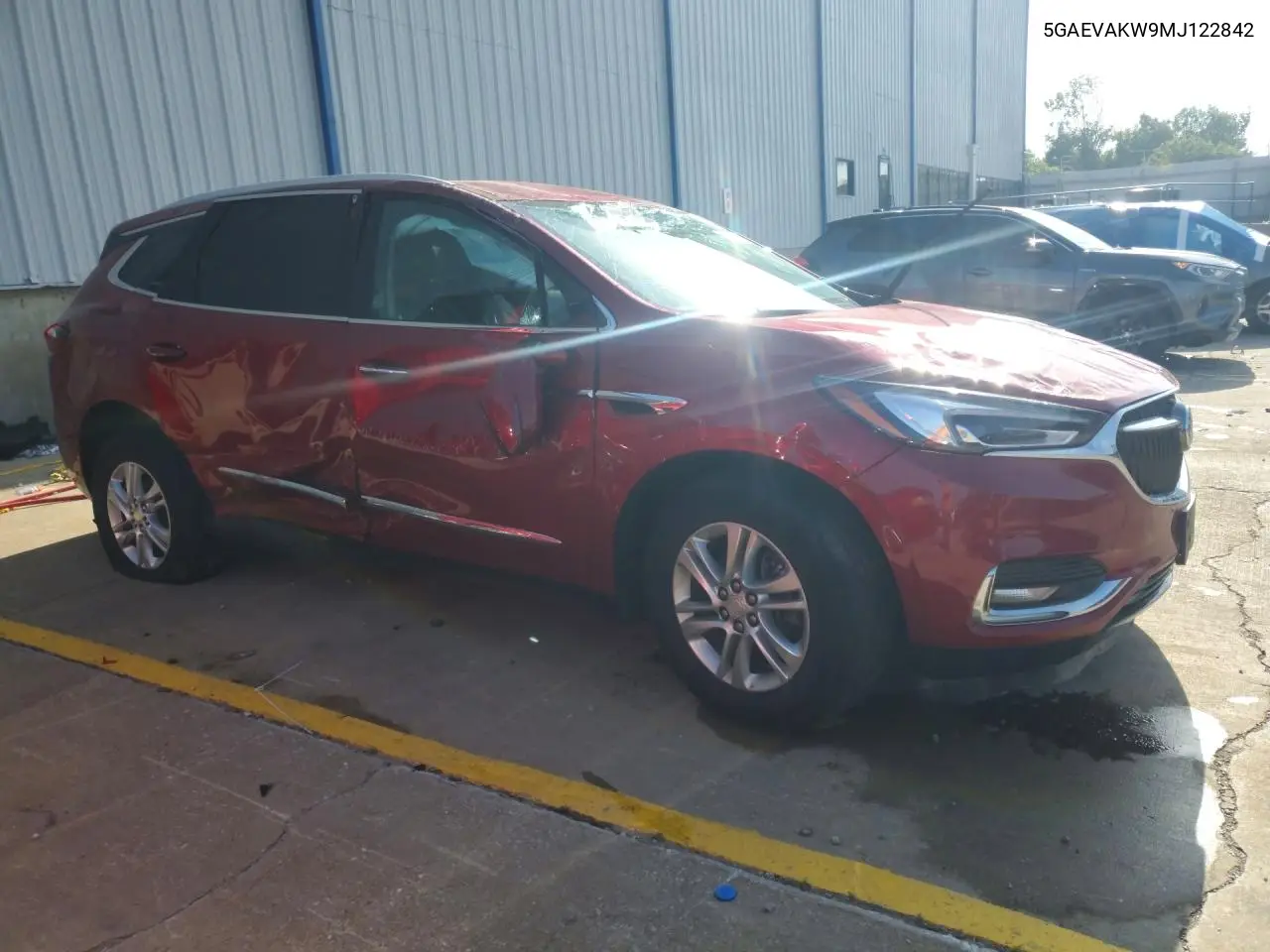 2021 Buick Enclave Essence VIN: 5GAEVAKW9MJ122842 Lot: 58489876