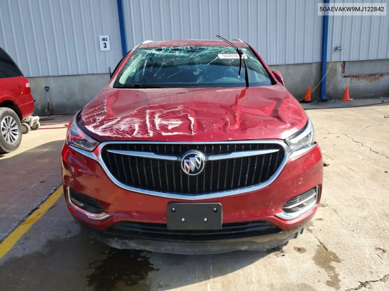 2021 Buick Enclave Essence VIN: 5GAEVAKW9MJ122842 Lot: 58489876
