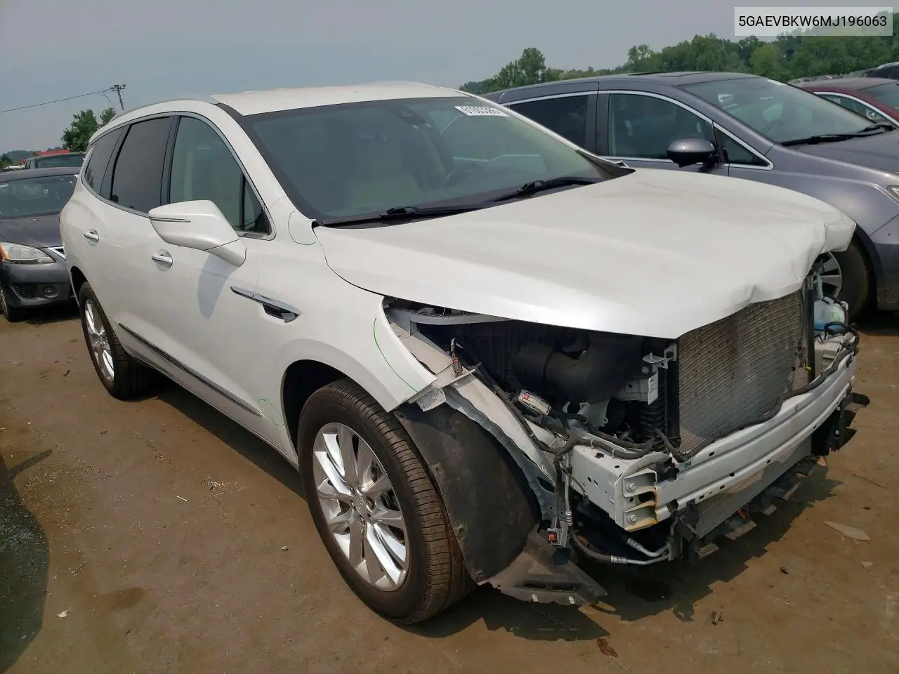 2021 Buick Enclave VIN: 5GAEVBKW6MJ196063 Lot: 61003386
