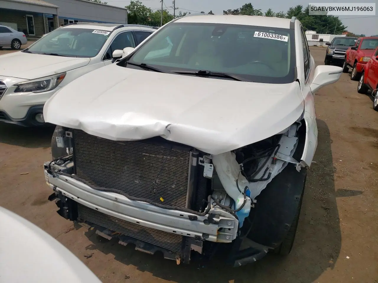 2021 Buick Enclave VIN: 5GAEVBKW6MJ196063 Lot: 61003386