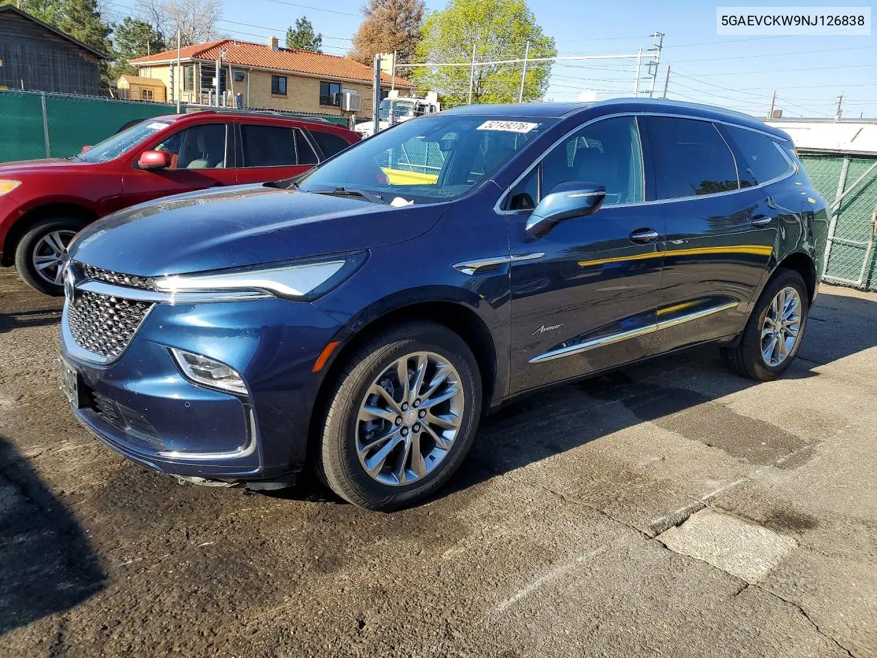 2022 Buick Enclave Avenir VIN: 5GAEVCKW9NJ126838 Lot: 52149276