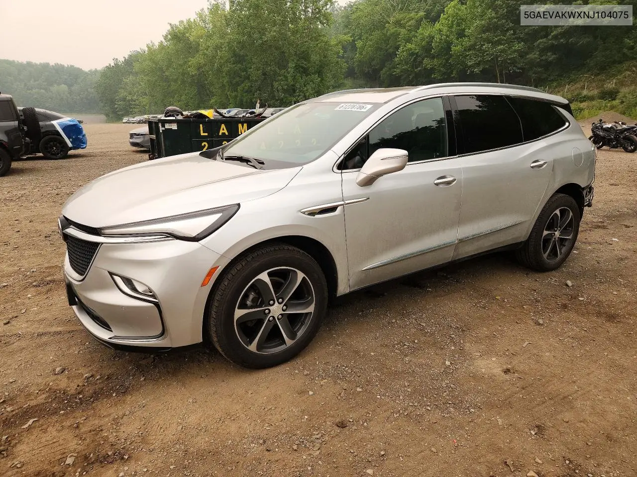 2022 Buick Enclave Essence VIN: 5GAEVAKWXNJ104075 Lot: 61228786