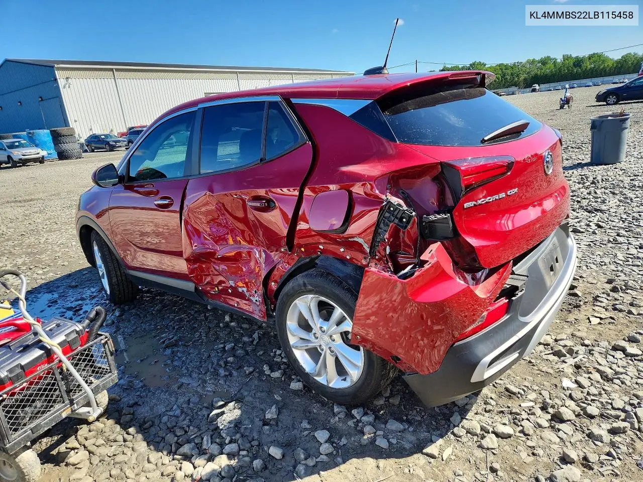 2020 Buick Encore Gx Preferred VIN: KL4MMBS22LB115458 Lot: 60143746