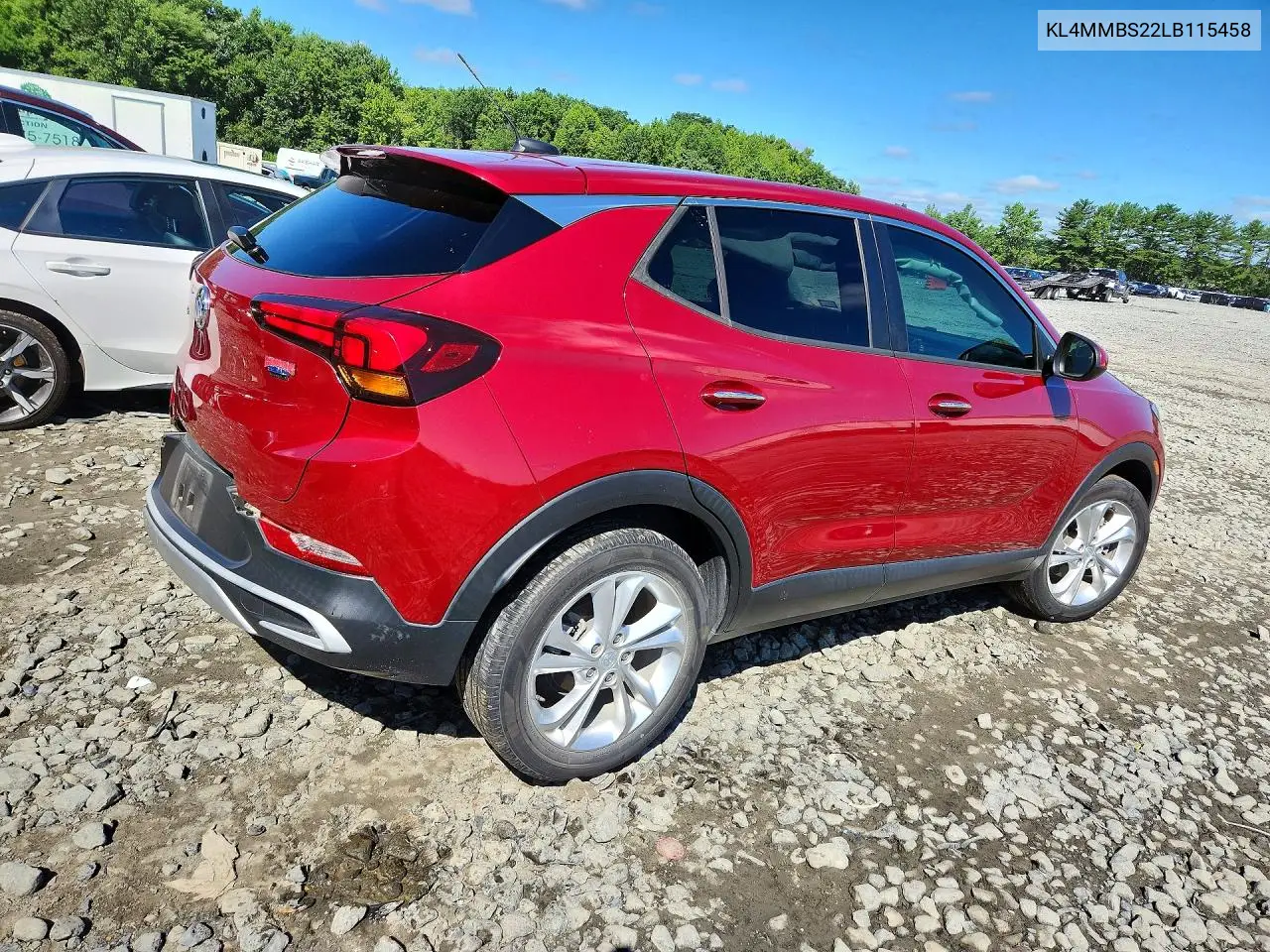 2020 Buick Encore Gx Preferred VIN: KL4MMBS22LB115458 Lot: 60143746