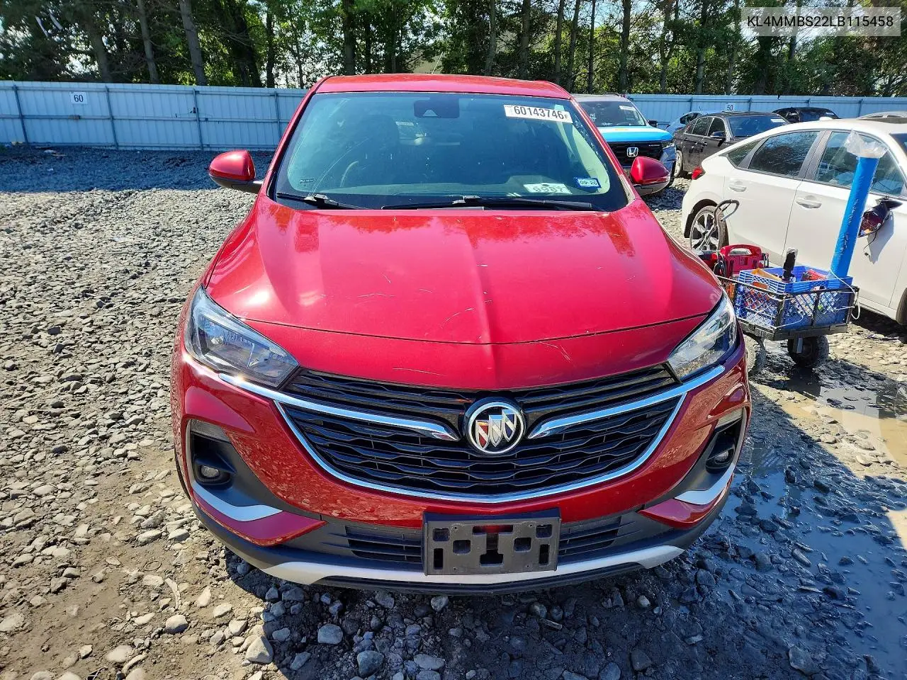 2020 Buick Encore Gx Preferred VIN: KL4MMBS22LB115458 Lot: 60143746