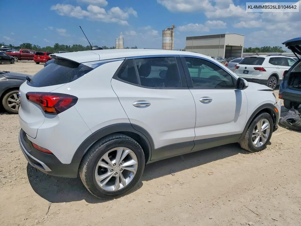 2020 Buick Encore Gx Preferred VIN: KL4MMBS26LB104642 Lot: 60388726