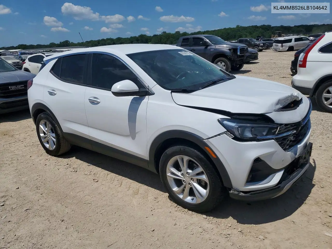 2020 Buick Encore Gx Preferred VIN: KL4MMBS26LB104642 Lot: 60388726