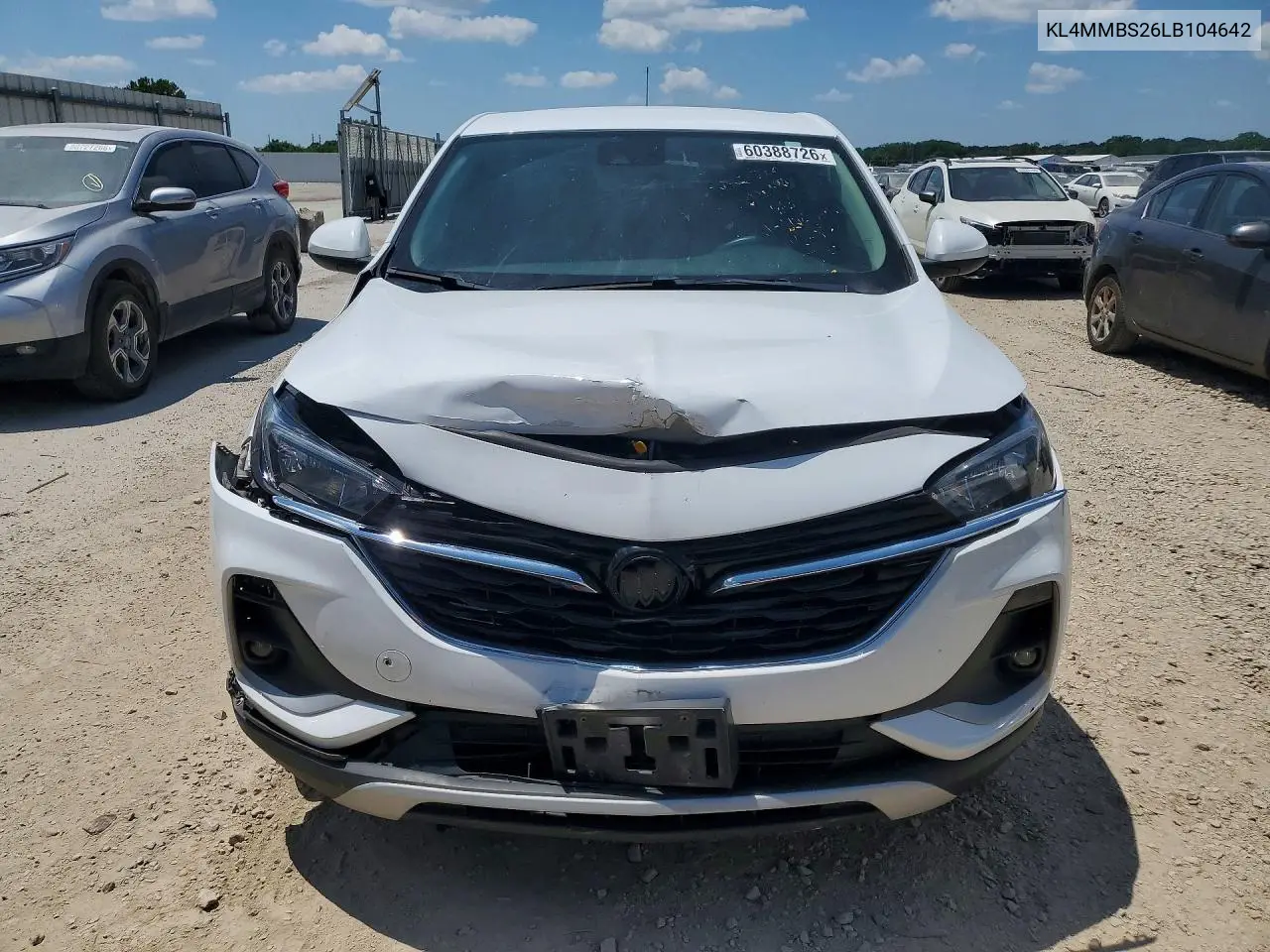 2020 Buick Encore Gx Preferred VIN: KL4MMBS26LB104642 Lot: 60388726
