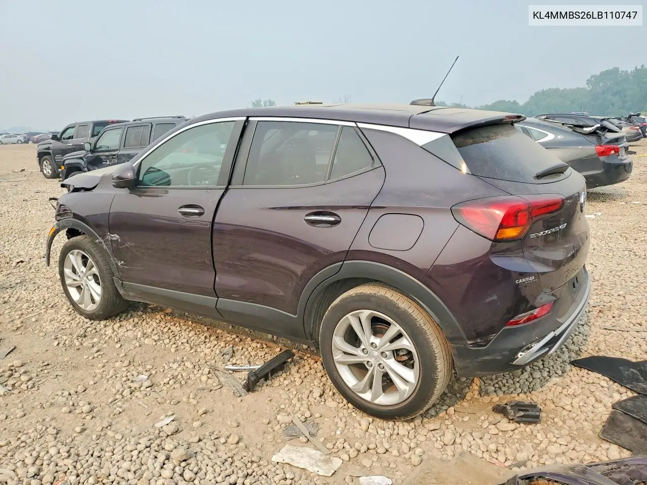 2020 Buick Encore Gx Preferred VIN: KL4MMBS26LB110747 Lot: 61502536