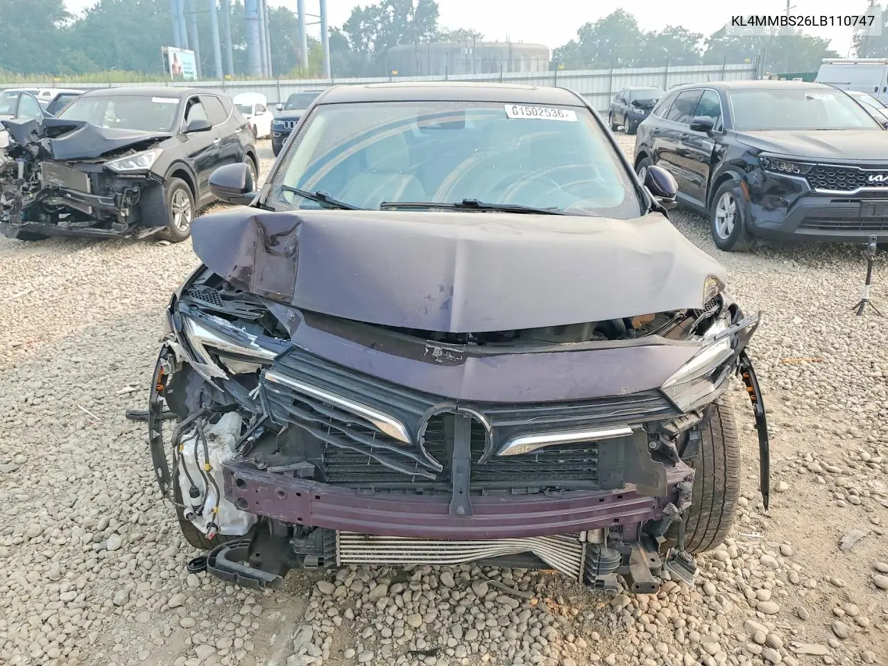 2020 Buick Encore Gx Preferred VIN: KL4MMBS26LB110747 Lot: 61502536