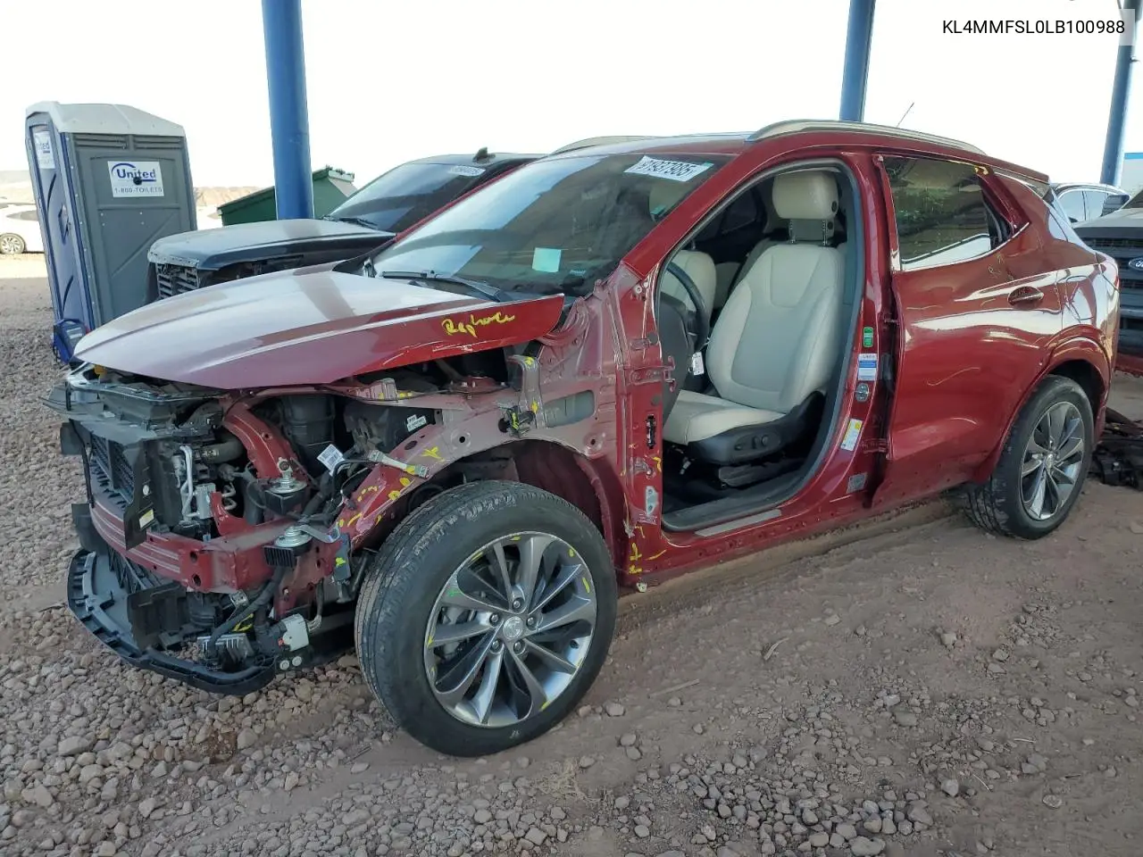 KL4MMFSL0LB100988 2020 Buick Encore Gx Essence