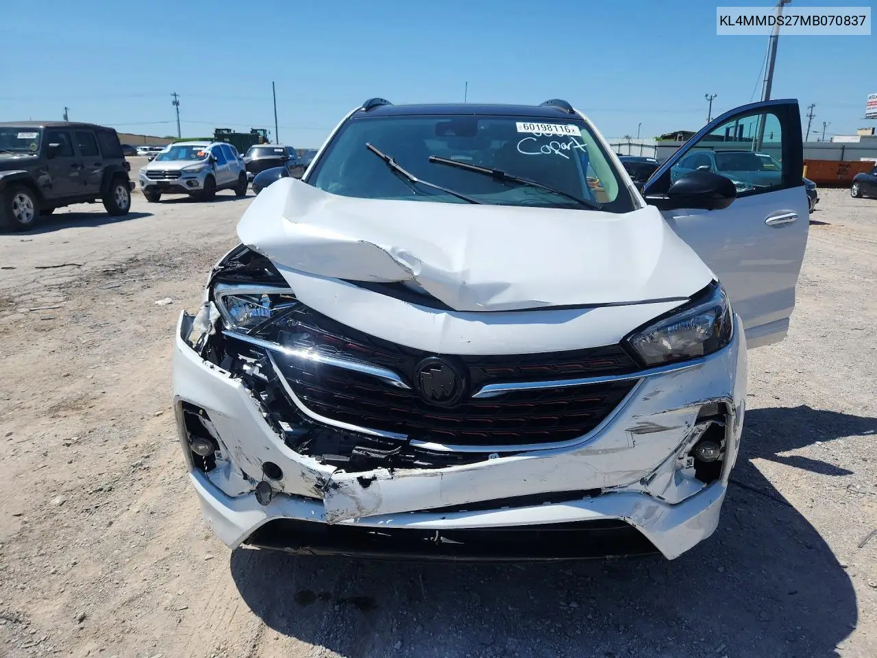 2021 Buick Encore Gx Select VIN: KL4MMDS27MB070837 Lot: 60198116