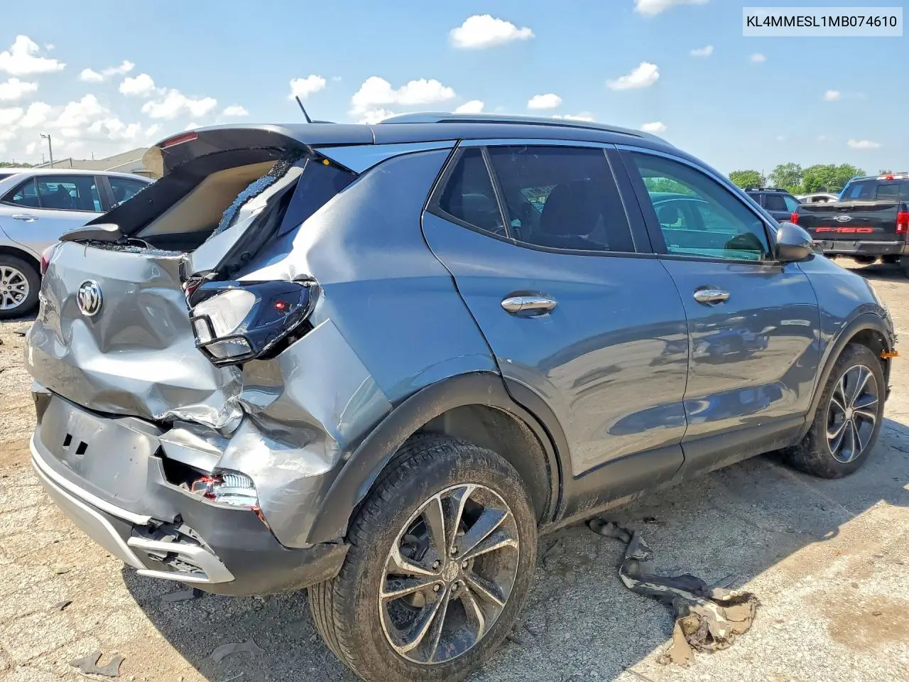 2021 Buick Encore Gx Select VIN: KL4MMESL1MB074610 Lot: 60203236