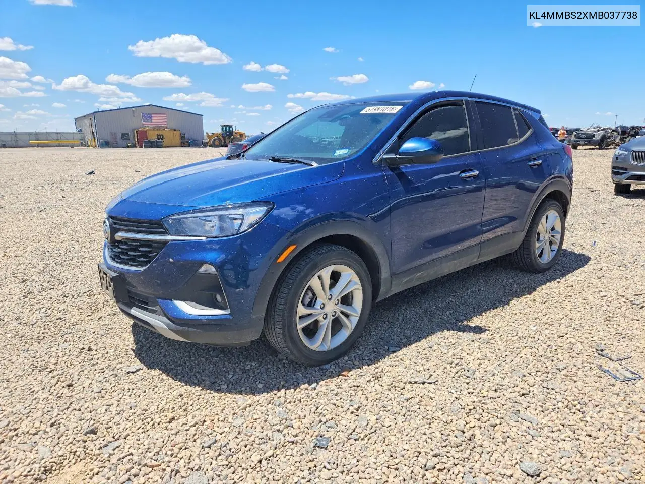 2021 Buick Encore Gx Preferred VIN: KL4MMBS2XMB037738 Lot: 61981016