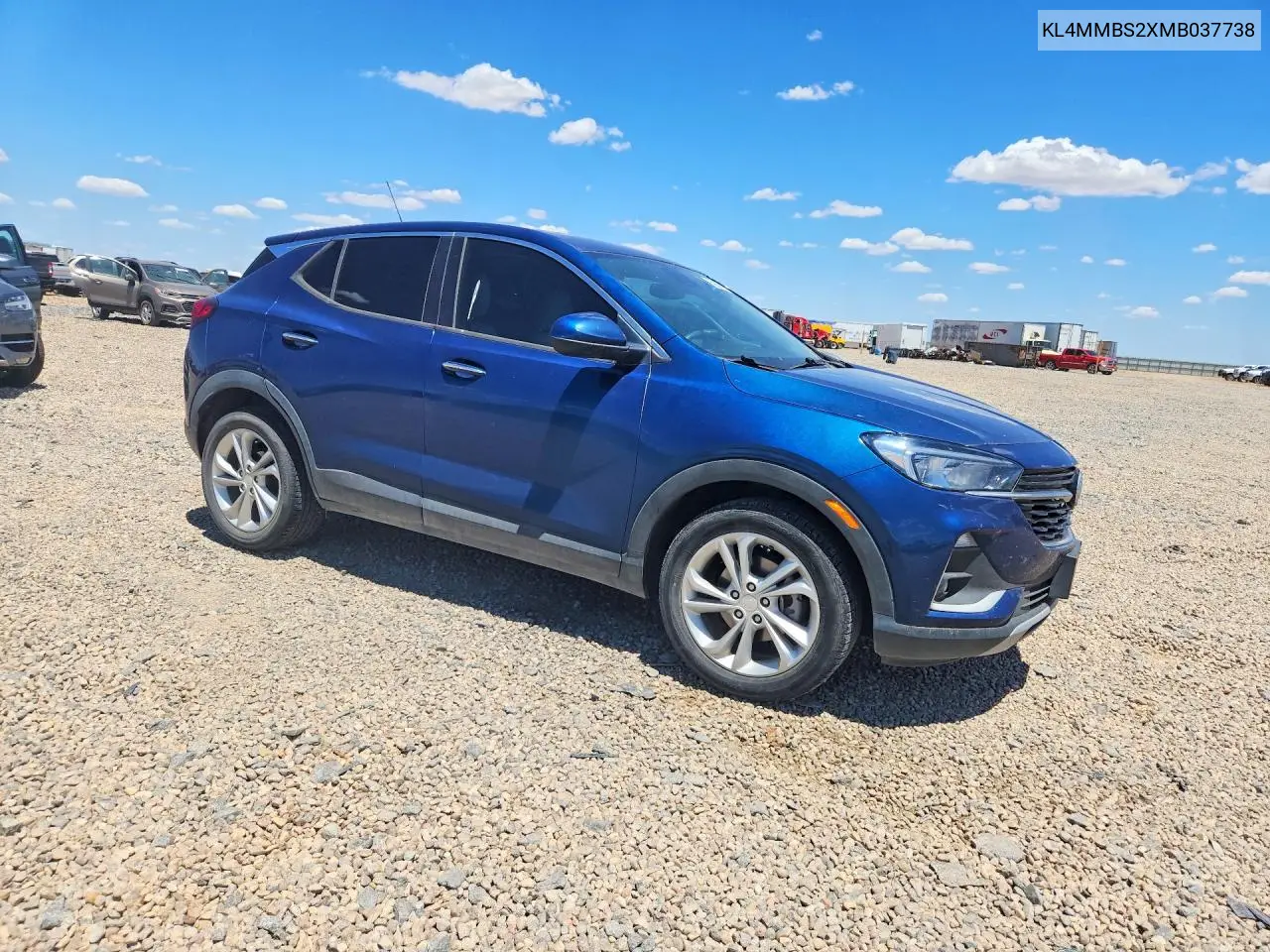 2021 Buick Encore Gx Preferred VIN: KL4MMBS2XMB037738 Lot: 61981016