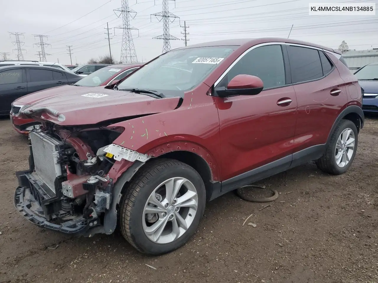 KL4MMCSL4NB134885 2022 Buick Encore Gx Preferred