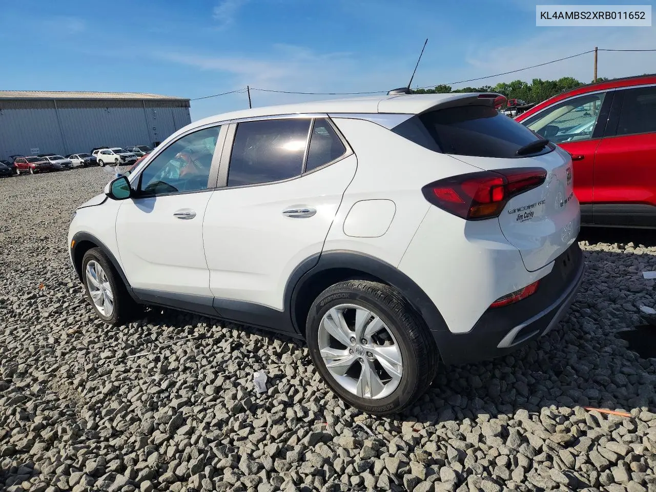 2024 Buick Encore Gx Preferred VIN: KL4AMBS2XRB011652 Lot: 56160436