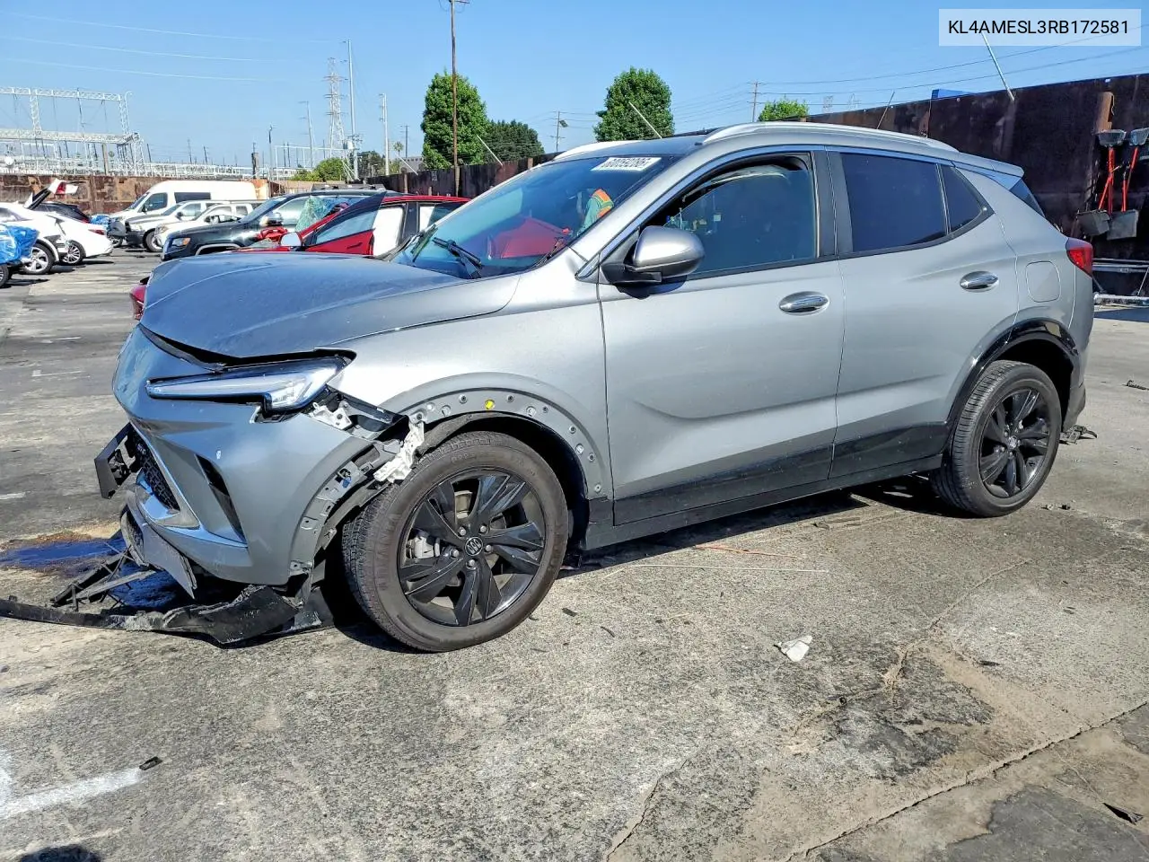 2024 Buick Encore Gx Sport Touring VIN: KL4AMESL3RB172581 Lot: 60059286