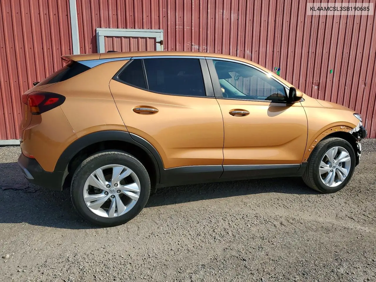 2025 Buick Encore Gx Preferred VIN: KL4AMCSL3SB190685 Lot: 58846956