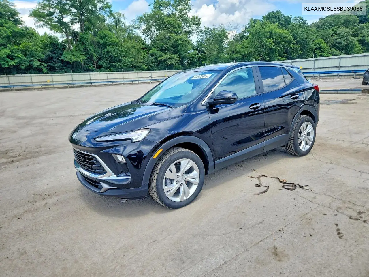 2025 Buick Encore Gx Preferred VIN: KL4AMCSL5SB039038 Lot: 60623016