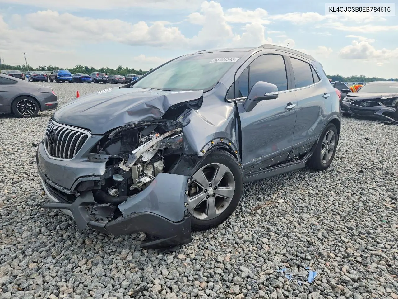 2014 Buick Encore VIN: KL4CJCSB0EB784616 Lot: 58624546