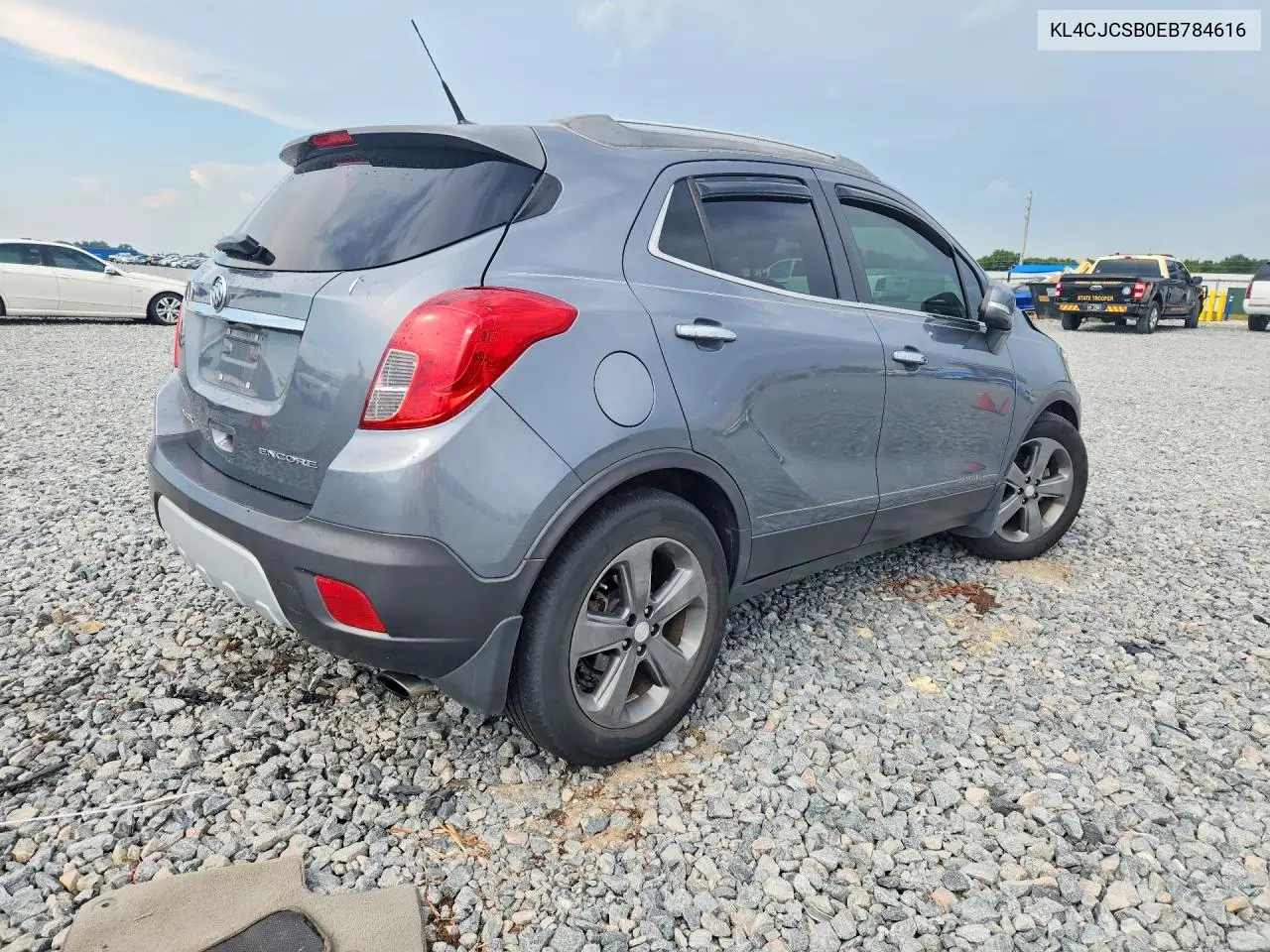 2014 Buick Encore VIN: KL4CJCSB0EB784616 Lot: 58624546