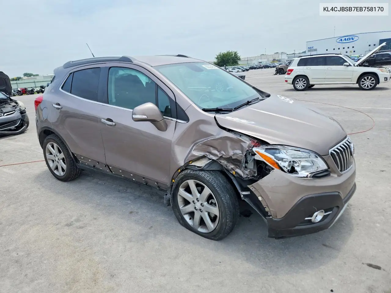 2014 Buick Encore Convenience VIN: KL4CJBSB7EB758170 Lot: 60525486