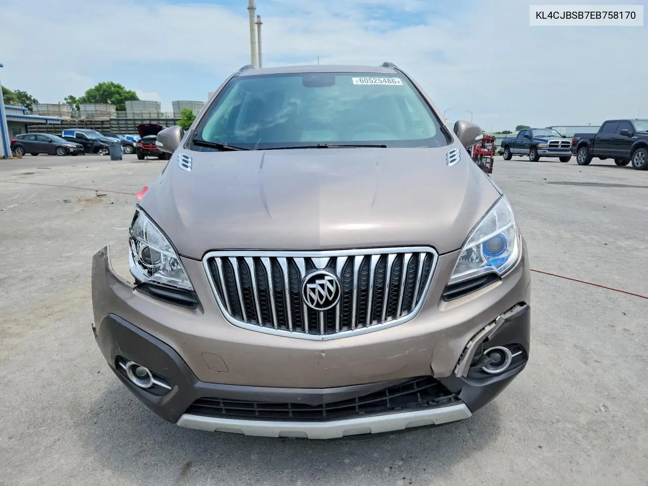 2014 Buick Encore Convenience VIN: KL4CJBSB7EB758170 Lot: 60525486