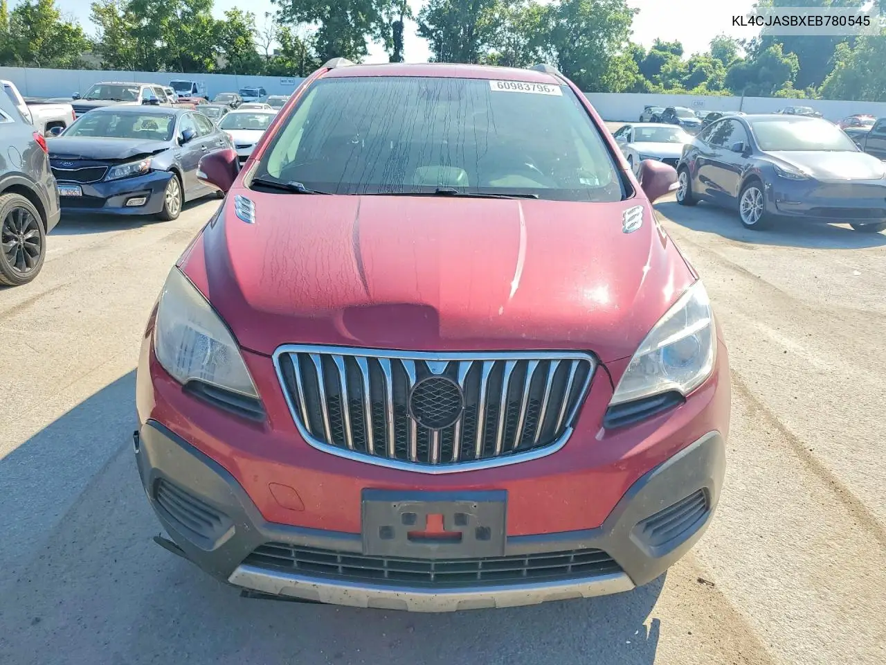 2014 Buick Encore VIN: KL4CJASBXEB780545 Lot: 60983796