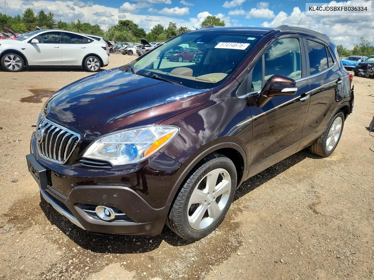 2015 Buick Encore Premium VIN: KL4CJDSBXFB036334 Lot: 57414676