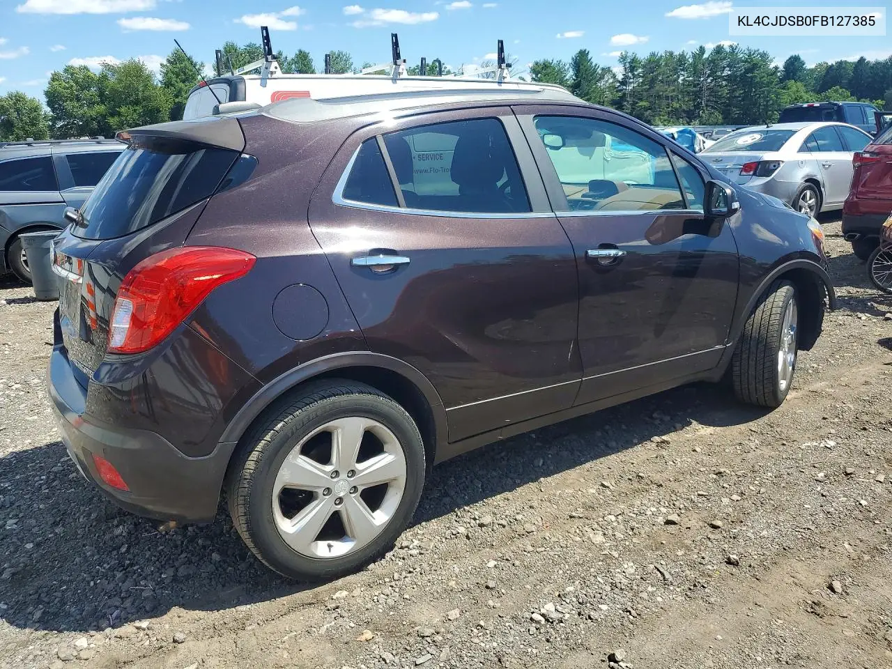 2015 Buick Encore Premium VIN: KL4CJDSB0FB127385 Lot: 58626796