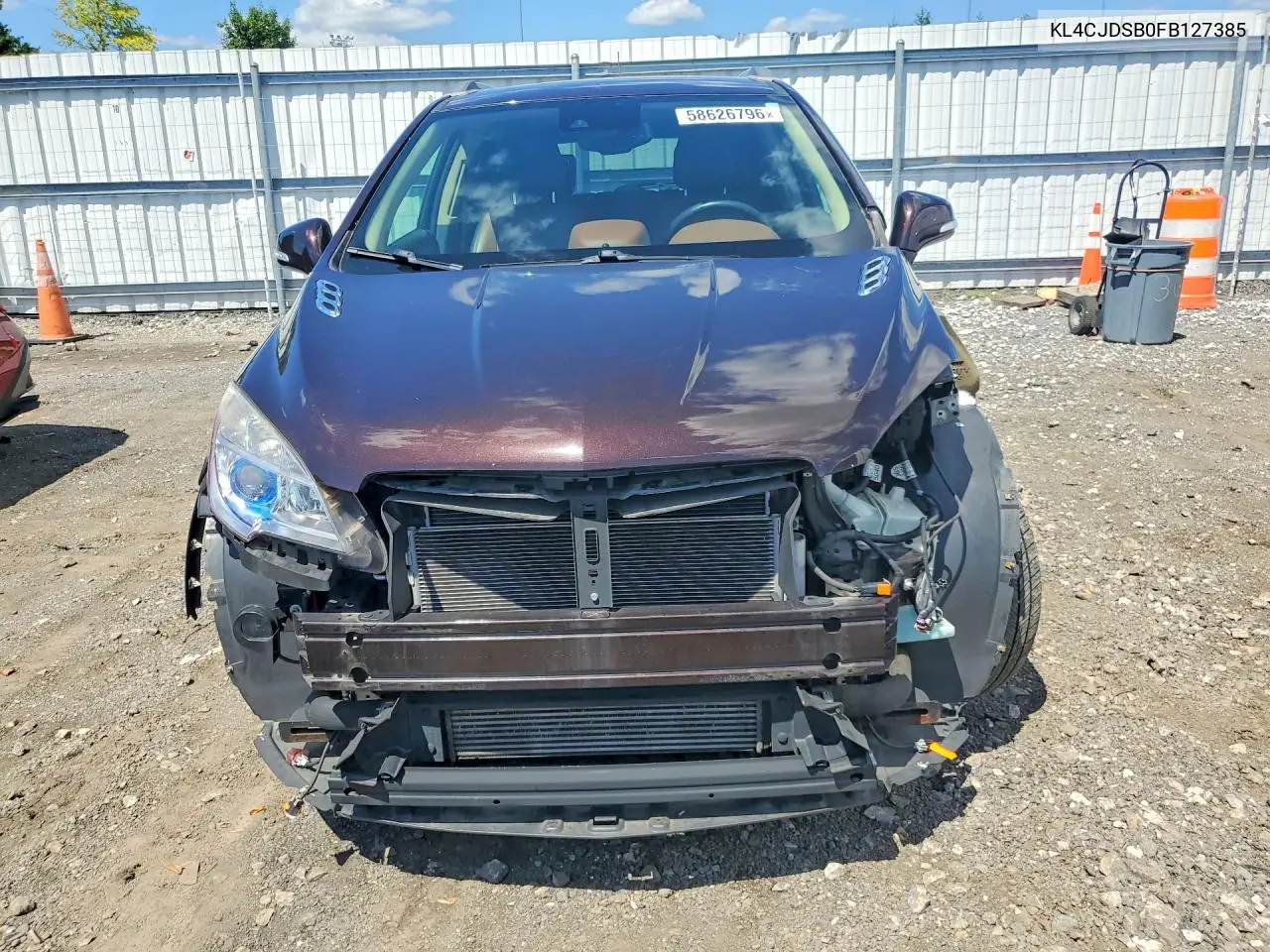 2015 Buick Encore Premium VIN: KL4CJDSB0FB127385 Lot: 58626796