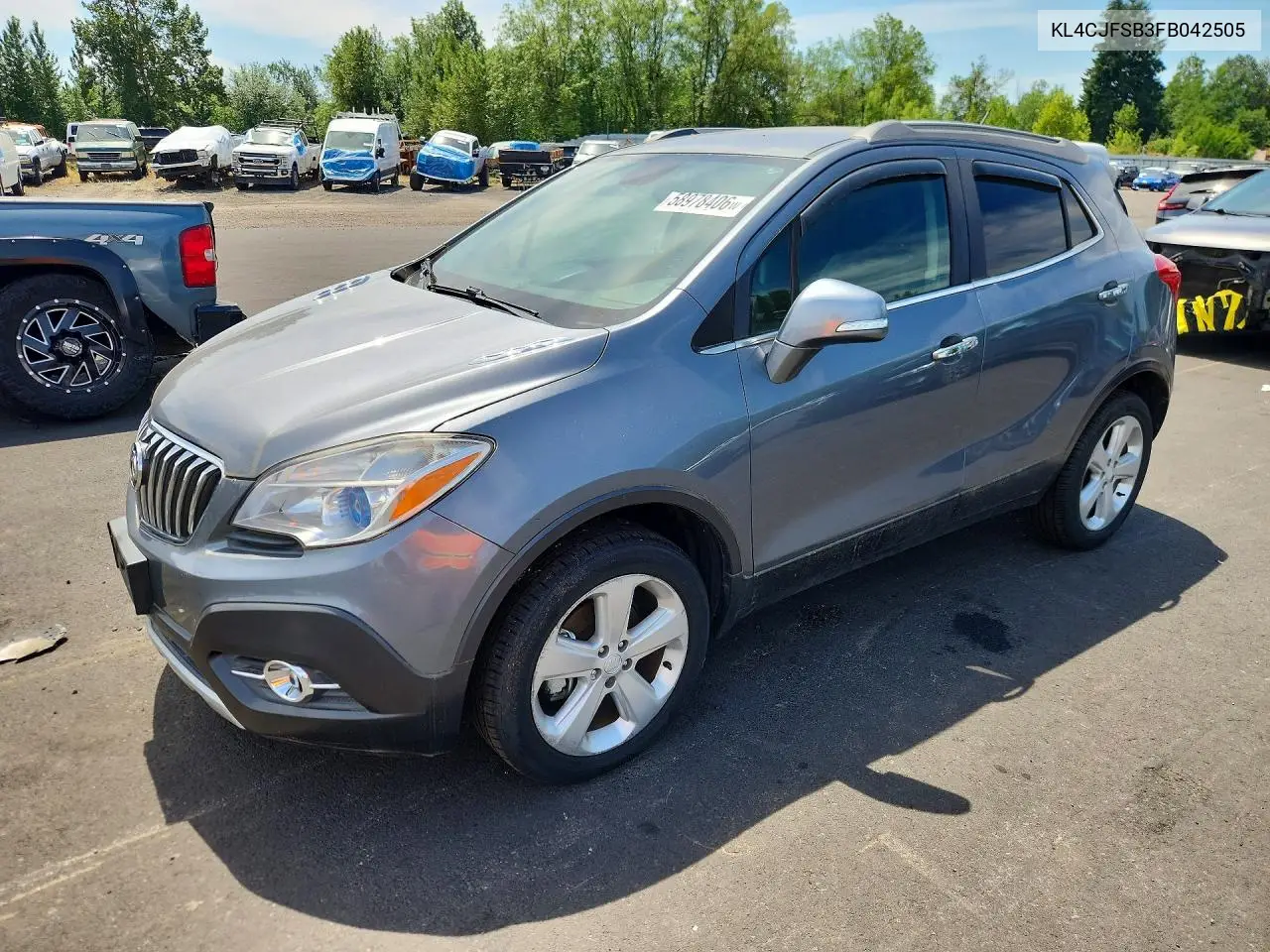2015 Buick Encore Convenience VIN: KL4CJFSB3FB042505 Lot: 58978406