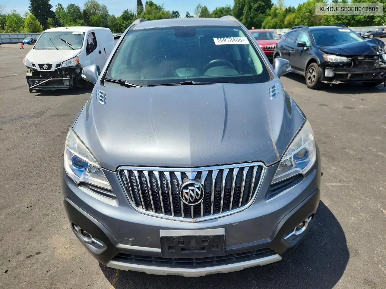 2015 Buick Encore Convenience VIN: KL4CJFSB3FB042505 Lot: 58978406