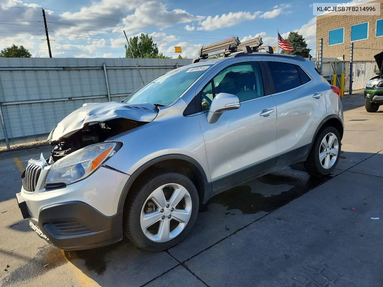 2015 Buick Encore VIN: KL4CJESB7FB214996 Lot: 60787616