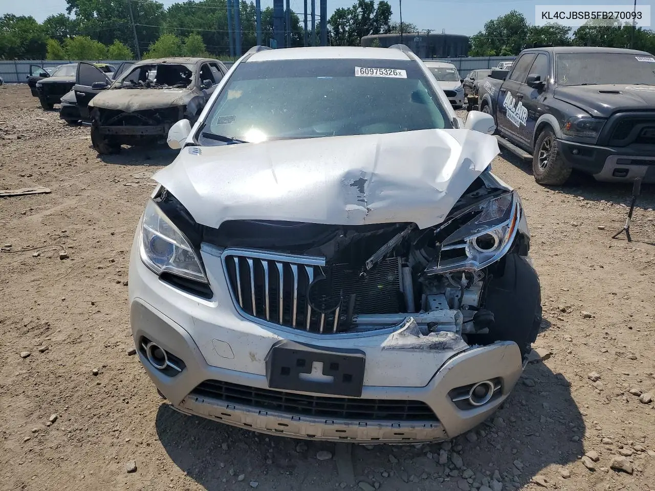 2015 Buick Encore Convenience VIN: KL4CJBSB5FB270093 Lot: 60975326