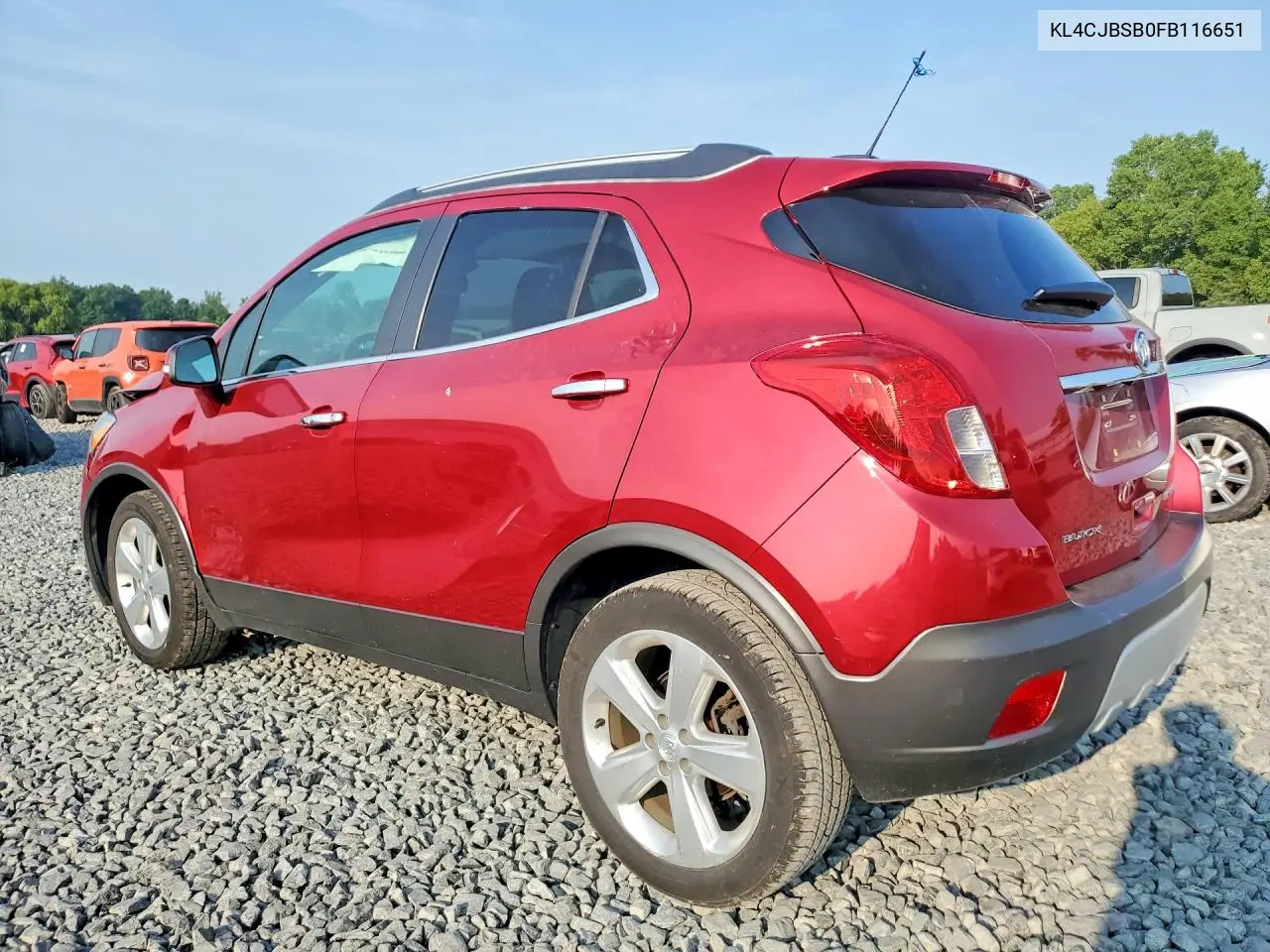 2015 Buick Encore Convenience VIN: KL4CJBSB0FB116651 Lot: 61034796